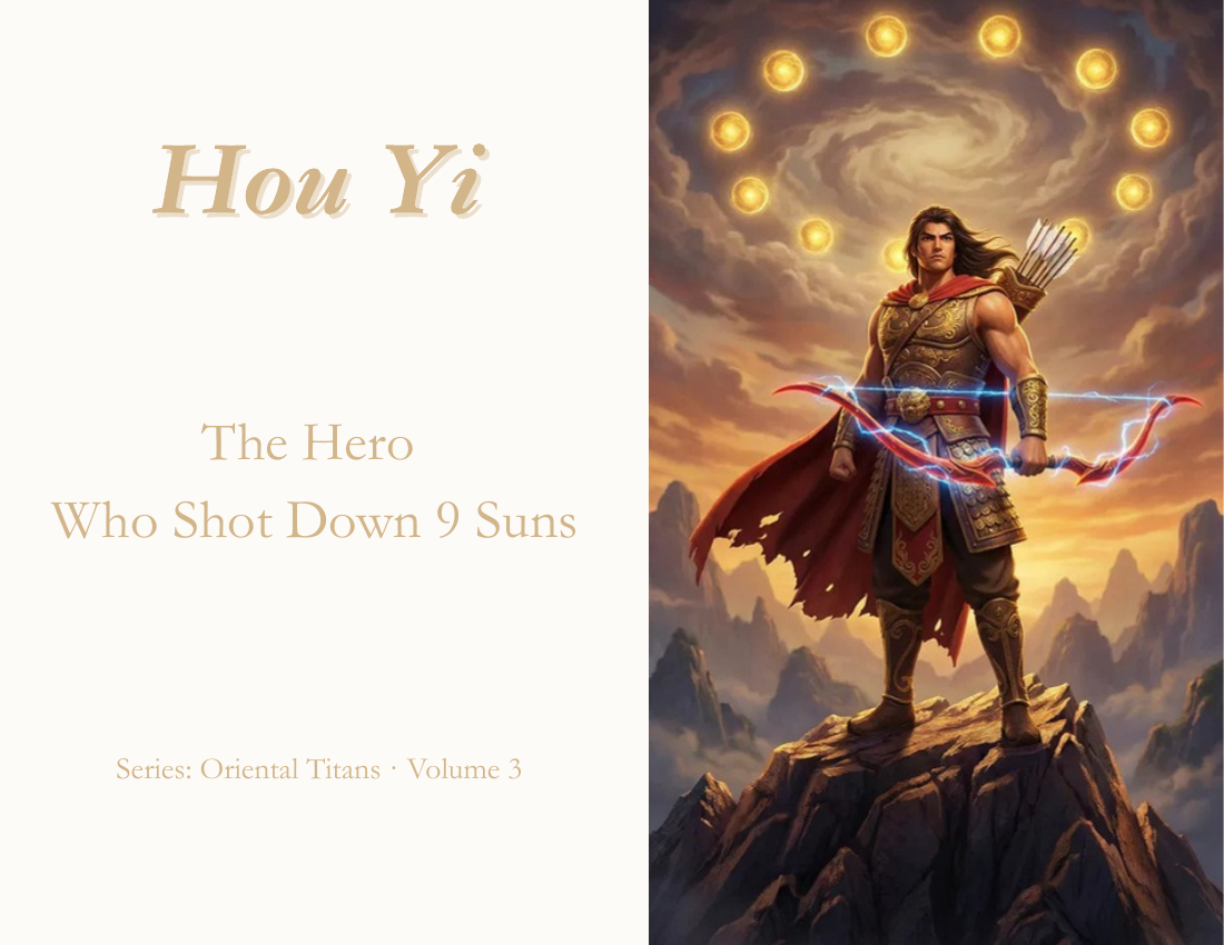 Hou Yi Shoots the Suns printable storybook preview